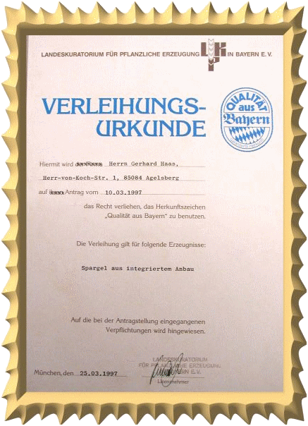 Urkunde